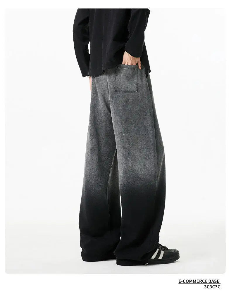 gradient sport pant men women loose casual streetwear fashion hip hop track jogger sweatpants couple plus size trousers unique joggers style 1542