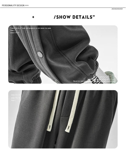 autumn casual joggers sports pants mens high street baggy breasted trousers 2024 new harajuku fashion y2k gym sweatpants unique joggers style 12
