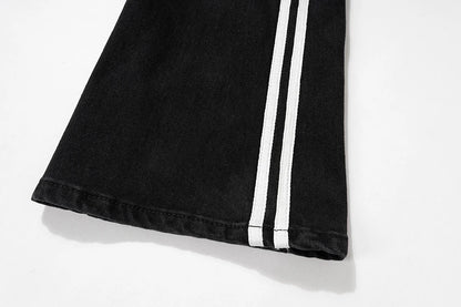 2023 new straw tassel design ripped hole loose denim trousers mens streetwear straight y2k pantalones hombre baggy jeans unique jeans style 665