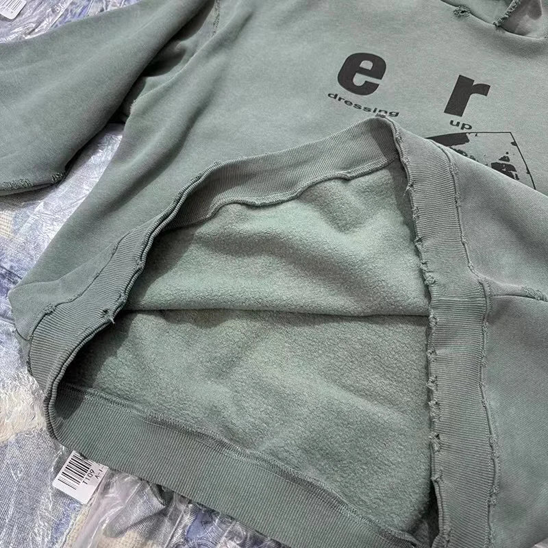 24AW printed fleece hoodie Street King Limited