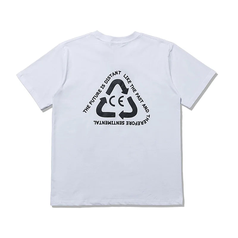 High Quality CAVEMPT Tops Tee Phantom Letter Printing Classic All-match Men Woman Loose O-Neck Summer C.E T Shirt Street King Limited