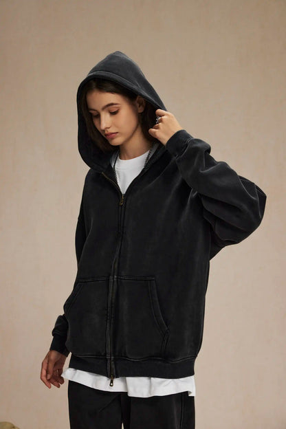Batik fleece zippered hoodie Street King Limited