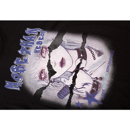 "Behind You" Unisex Men Women Streetwear Graphic Sweatshirt Daulet Apparel