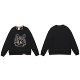 "Big Ears" Unisex Men Women Streetwear Graphic Sweater Daulet Apparel