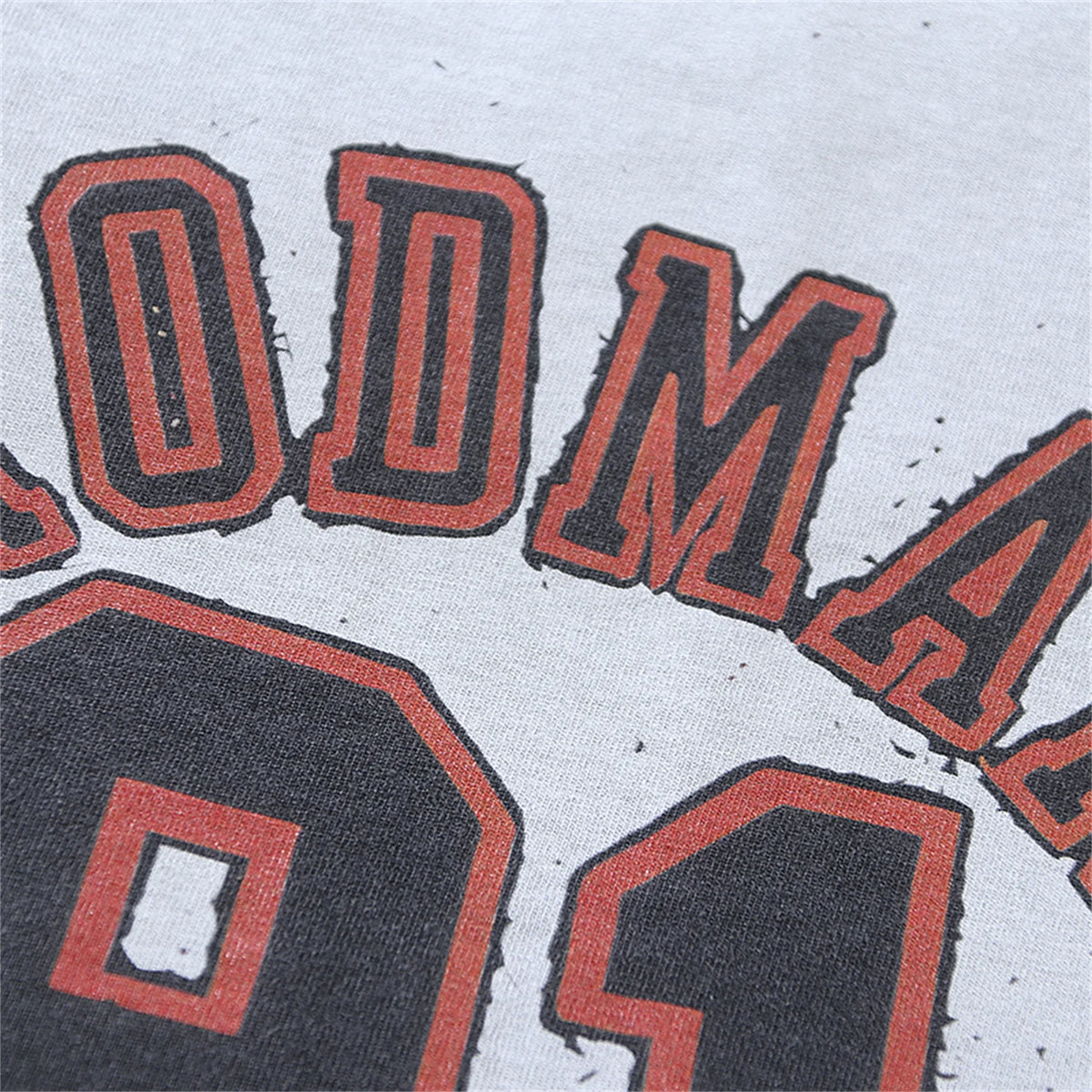 RODMAN Print Vintage Retro High-Street Hip-Pop T-Shirt Tops Street King Limited