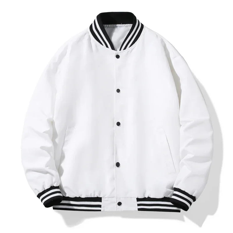 mens jackets bomber jacket varsity baseball jacket windbreakers oversize hip hop outerwear for college couples clothing custom menswear bottoms