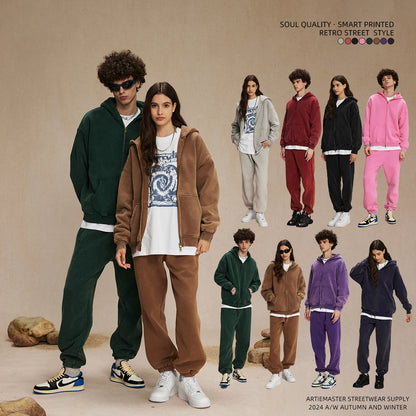 Batik fleece zippered hoodie Street King Limited