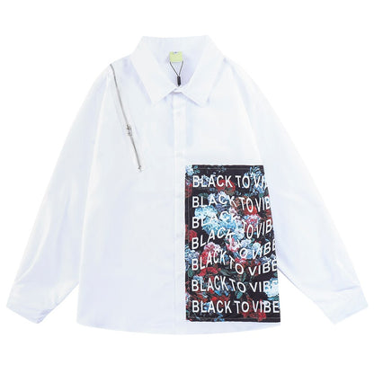 "Fake Love" Unisex Men Women Streetwear Graphic Shirt Daulet Apparel