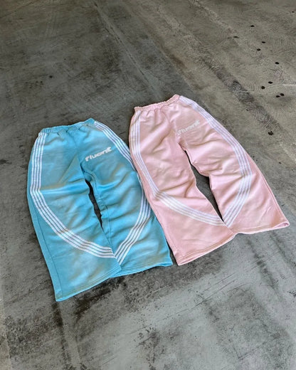 y2k american hip hop rock fashion letter striped nine point pants street fashion brand harajuku retro oversized couple trousers unique default style 3294