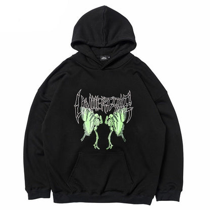 "Dance All Night" Unisex Men Women Streetwear Graphic Hoodie Daulet Apparel