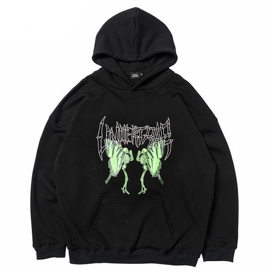"Dance All Night" Unisex Men Women Streetwear Graphic Hoodie Daulet Apparel