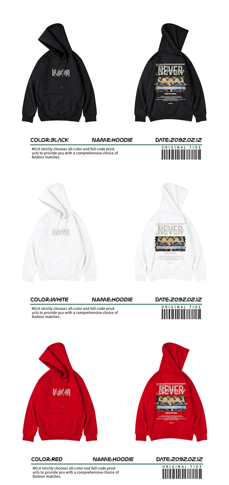 Autumn Jesus Oil Painting Graphic Print Hoodies Men Oversized Fleece Hip Hop Hooded Sweatshirt Y2K Vintage Streetwear Hoodie Street King Limited