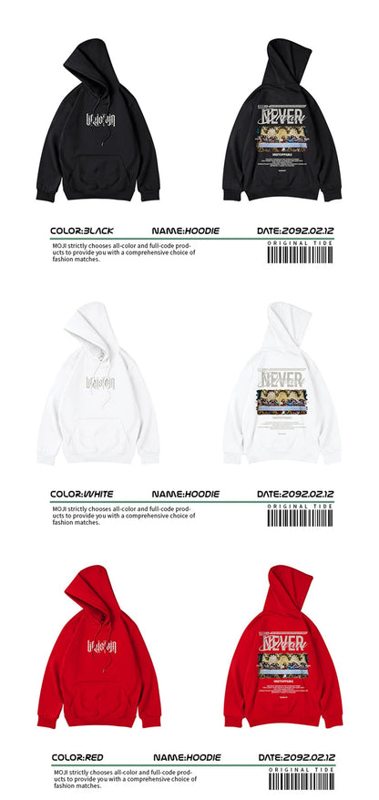 Autumn Jesus Oil Painting Graphic Print Hoodies Men Oversized Fleece Hip Hop Hooded Sweatshirt Y2K Vintage Streetwear Hoodie Street King Limited