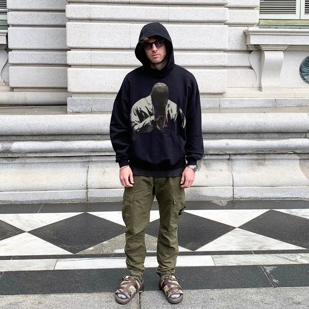 New KANYE west PLAYBOI CARTI WHOLE Destroy Lonely Pullover Hoodies Hoody hooded Sweatshirts velvet Cotton Thick Fleece US #326 Street King Limited