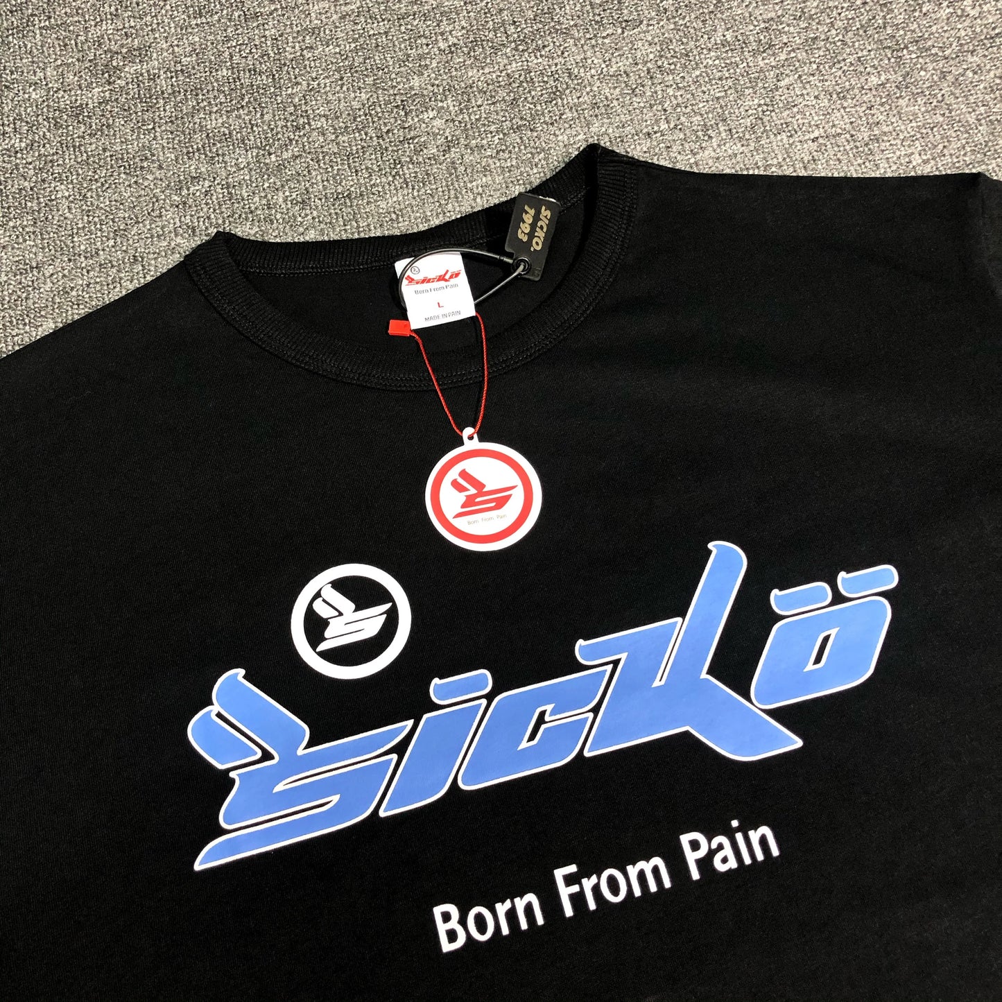 New 2022 Sicko Blue Born From Pain IAN CONNOR T Shirts T-Shirt Hip Hop Skateboard Street Cotton T-Shirts Tee Top kenye #R031 Street King Limited