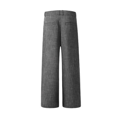 men women streetwear fashion loose casual belt wide leg suit pant boyfriend straight trousers baggy pants unique default style 2239
