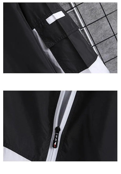 man windbreaker jacket autumn outdoor hooded sports windbreak running men jackets unique default style 4476