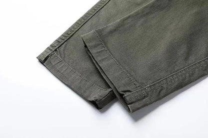 mens high street jeans casual hip hop military cargo pockets trousers new fashion slim fit zipper skinny denim pants joggers unique joggers style 1698
