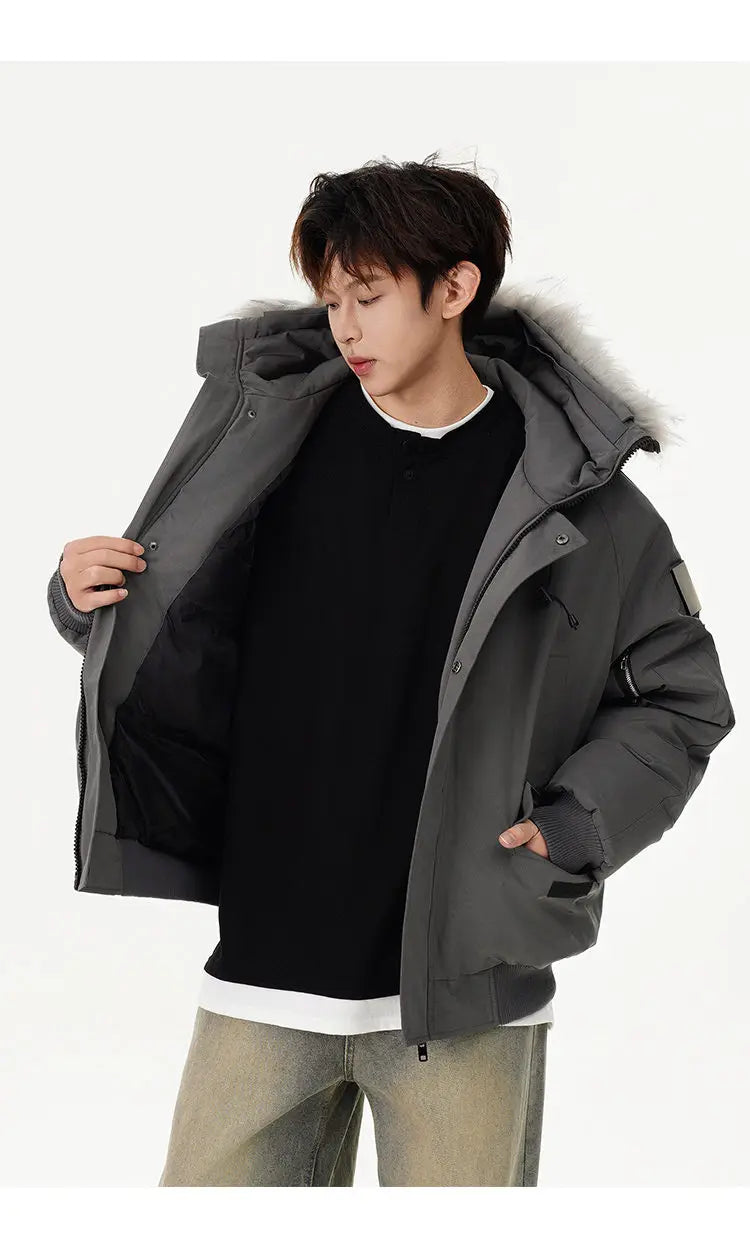 men winter streetwear loose casual fashion cotton padded hooded parkas bomber jacket women oversize thicken coat outerwear unique default style 971