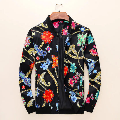 new 2023 luxurious flowers gentleman men geometry heavy baseball coats jackets abstract digital coat warm 433 clean everyday pants