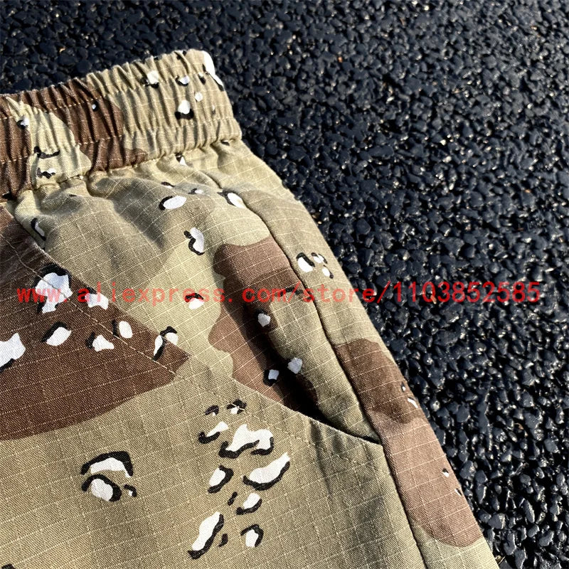2024 new american vintage direct casual functional work pants heavy duty washed outdated logging pants desert camo high street unique default style 2781