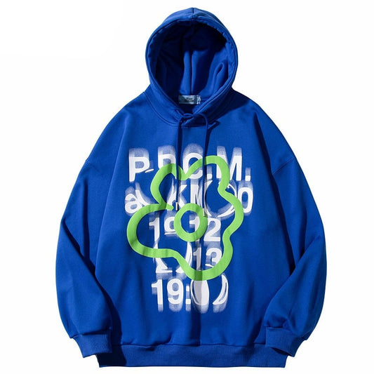 "Blurry Vision" Unisex Men Women Streetwear Graphic Hoodie Daulet Apparel