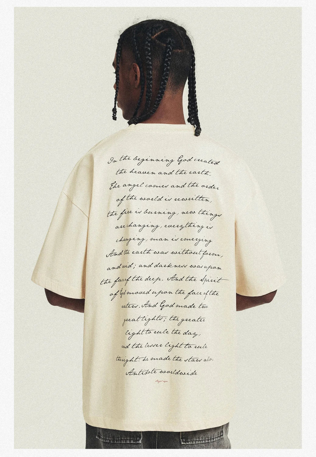New heavyweight pure cotton niche design short-sleeved T-shirt men's summer fashion brand American loose couple tops y2k top emo Street King Limited