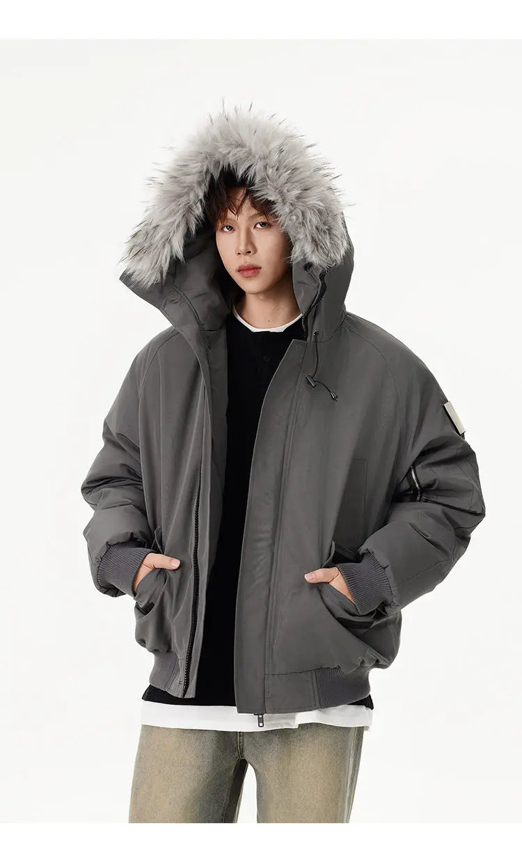 men winter streetwear loose casual fashion cotton padded hooded parkas bomber jacket women oversize thicken coat outerwear unique default style 972