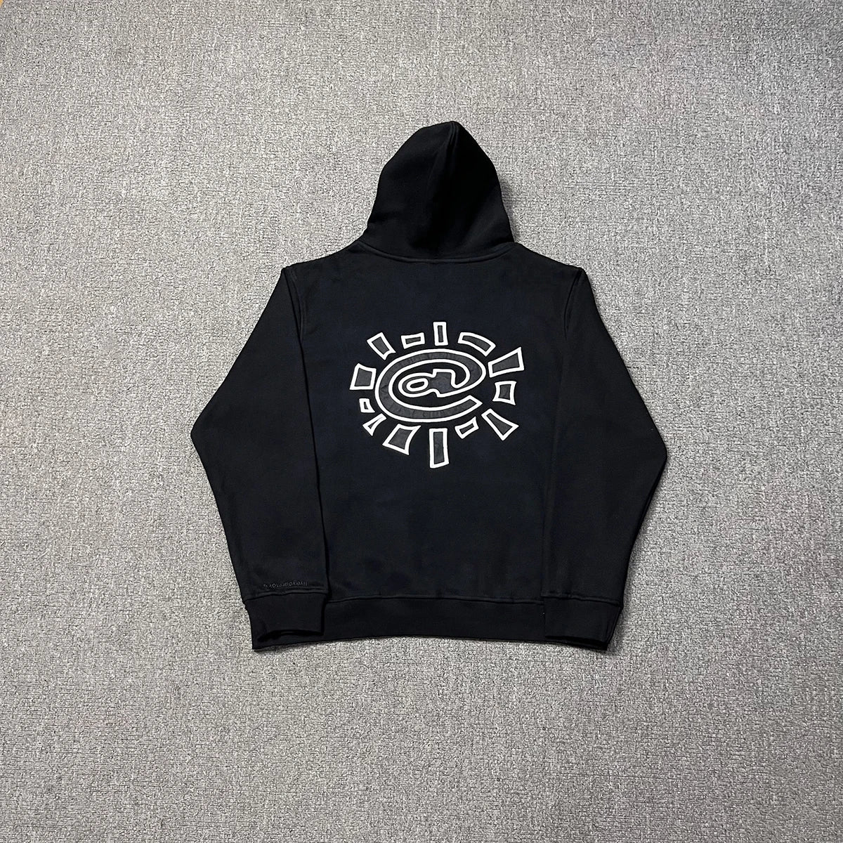 Harajuku Logo Embroidery Thick Fleece Hooded Hoodies for Men and Women Pullover Baggy Casual Sweatshirts Oversized Loose Hoody Street King Limited