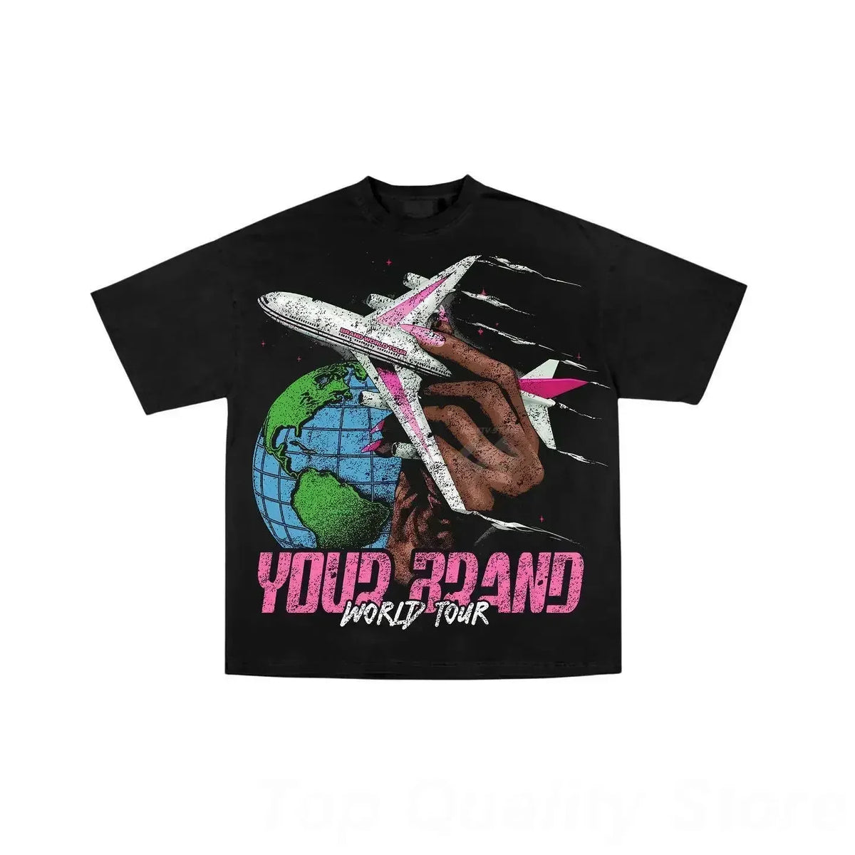 New Gothic Pigeon Crown Letter Printed Large Pattern T-shirt Cotton Shirt Couple High Street Y2K Top Gothic T-shirt  pro choice Street King Limited