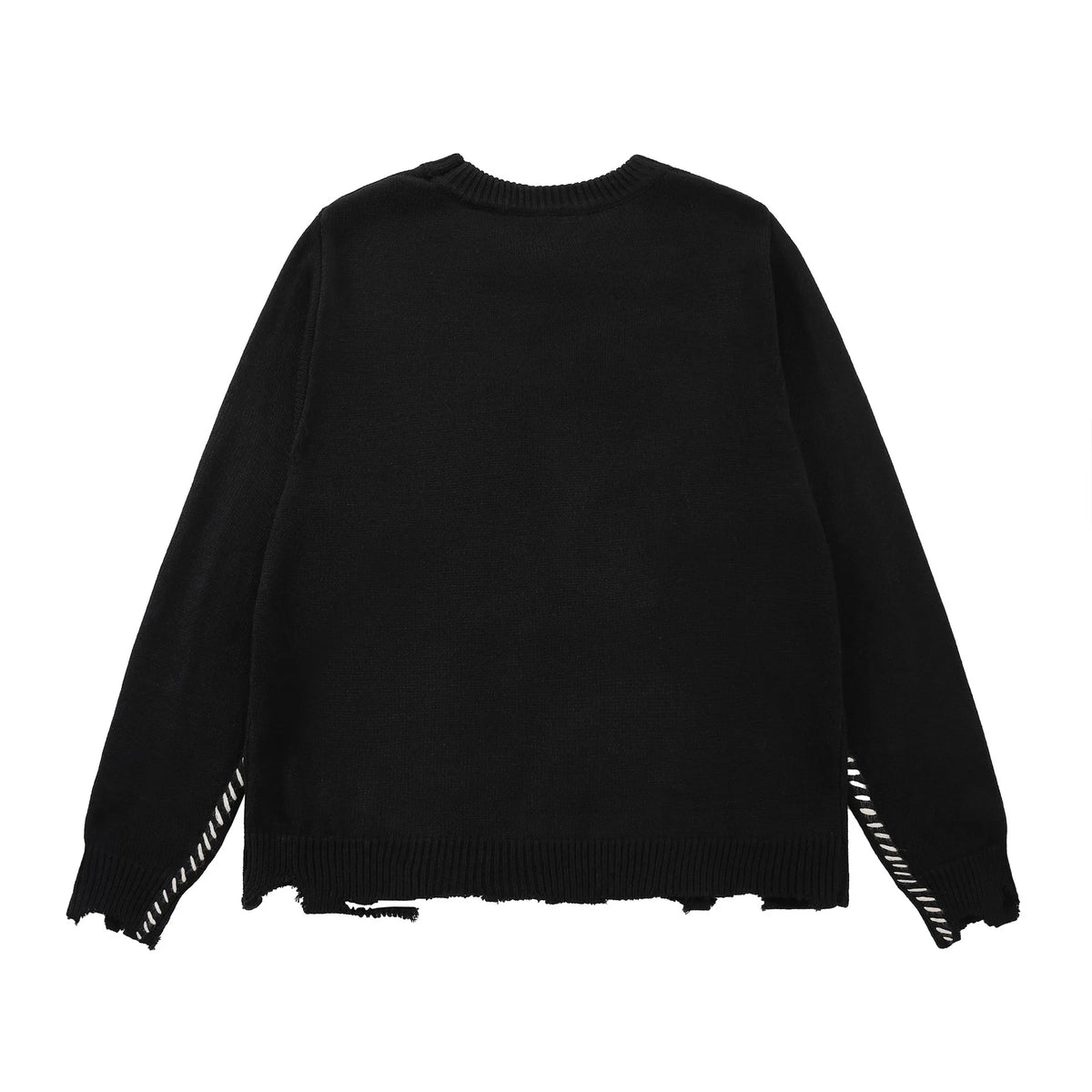 New 2023 Men Luxury Sin Youth Black Gentleman Classic Hole Cotton Knit Casual Sweaters Pullover US Size S M L High Drake #630 Street King Limited
