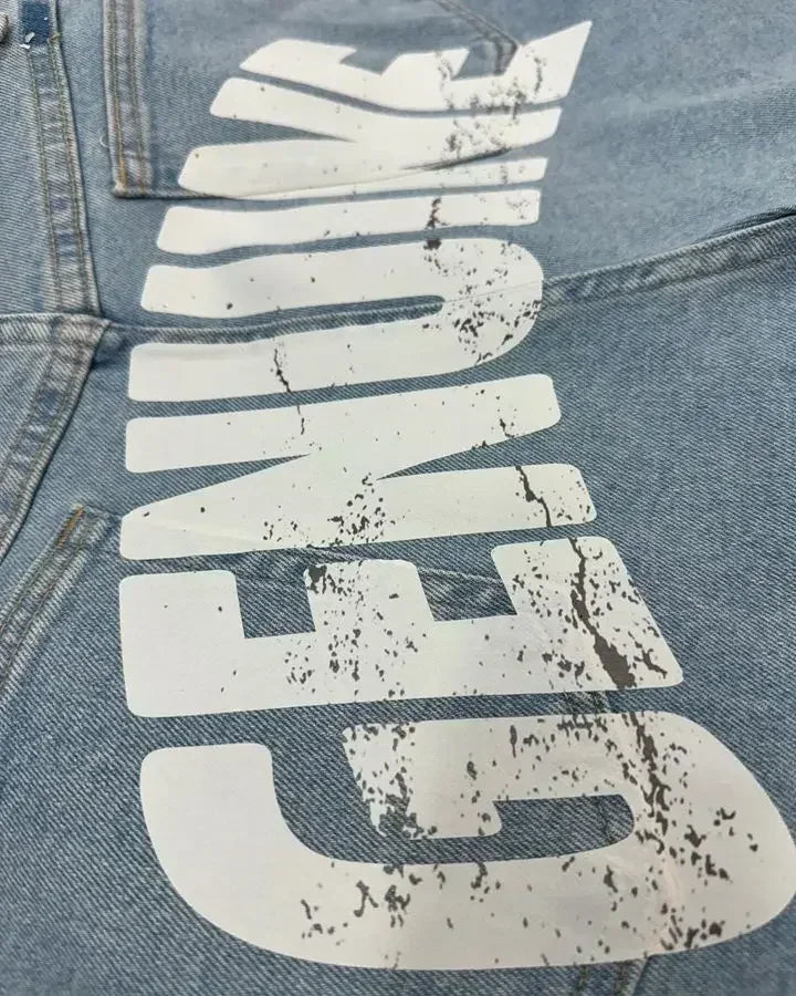 Denim Gym Shorts Men Women Y2K Hip Hop Retro Rhinestones Streetwear Shorts Gothic Baggy Jeans High Waist Basketball Shorts Street King Limited