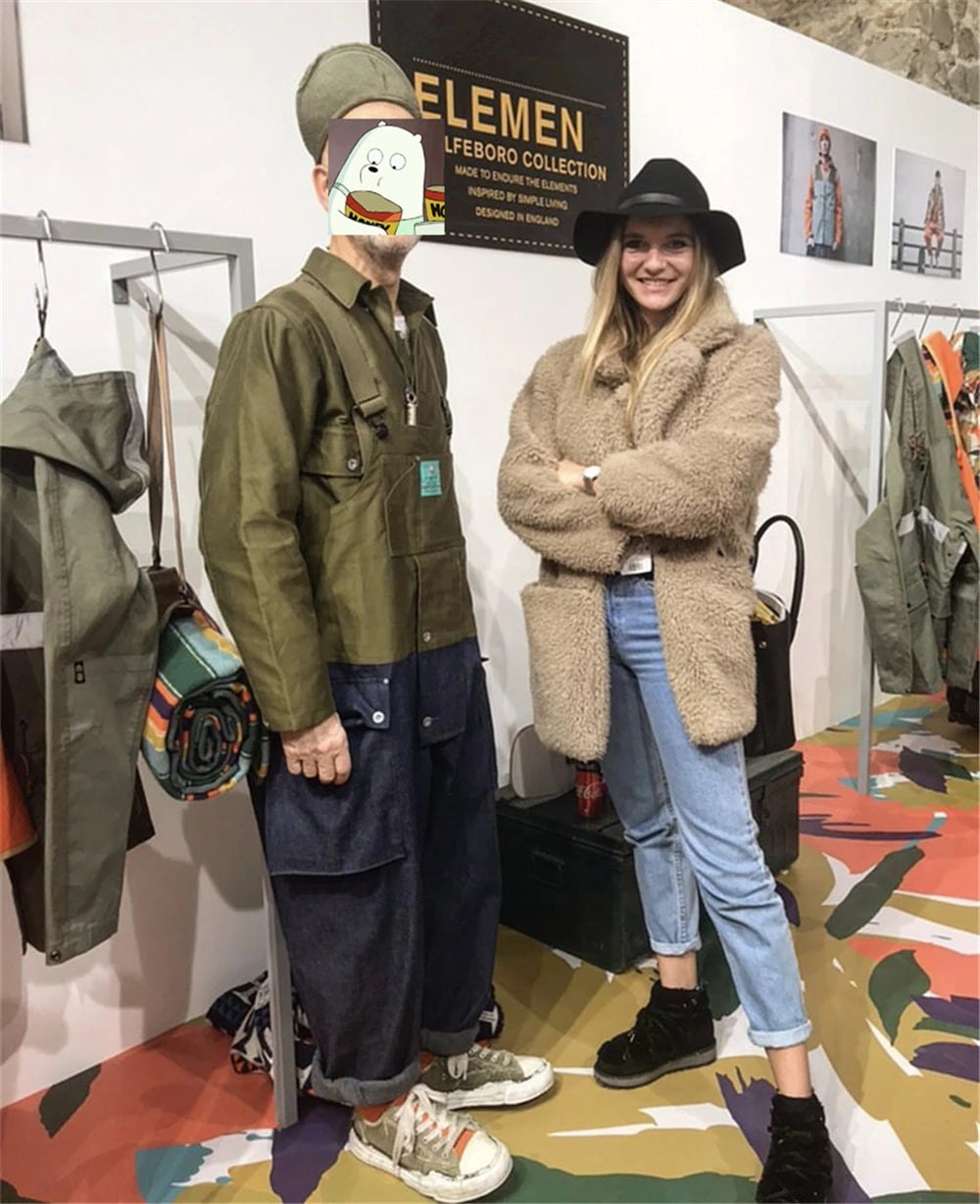 2023 summer cargo overalls pants men patchwork denim jumpsuits loose work pants solid color casual streetwear cargo trousers unique cargo style 4323