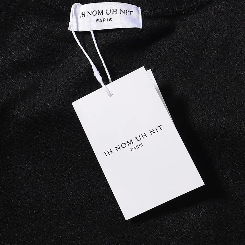 Black Rice White IH NOM UH NIT Hoodies Gold Necklace Masked Men Printing Men Woman Good Quality Casual Sweatshirts Street King Limited