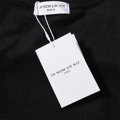 Black Rice White IH NOM UH NIT Hoodies Gold Necklace Masked Men Printing Men Woman Good Quality Casual Sweatshirts Street King Limited