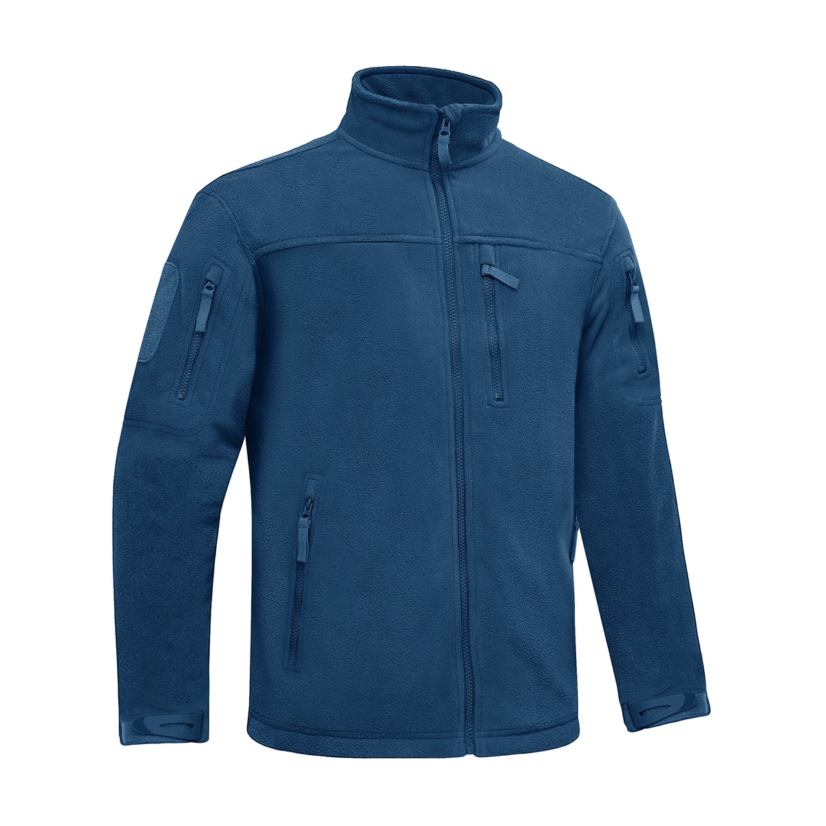 winter fleece jacket mens zipper pockets work jacket thermal warm full zip fishing hiking coats outwear man windbreaker unique default style 4411