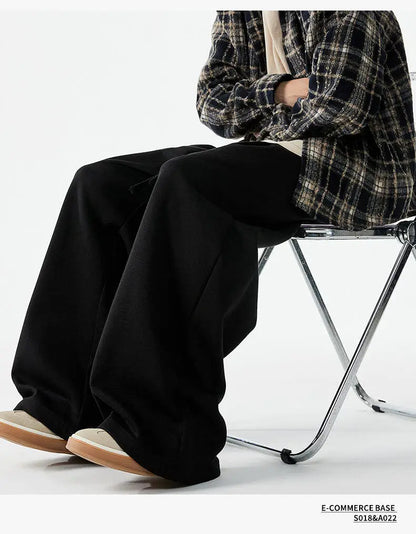 men women loose casual streetwear fashion wide leg sport pants jogger sweatpants hip hop trousers baggy pants unique joggers style 1590