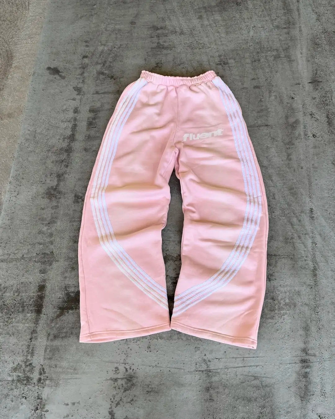 Trendy Brand American Retro Classic Striped Loose Sweatpants Hip-hop Streetwear Y2K Harajuku High-waisted Wide-leg Casual Pants Street King Limited