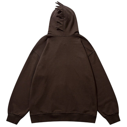 "Beware" Unisex Men Women Streetwear Graphic Hoodie Daulet Apparel