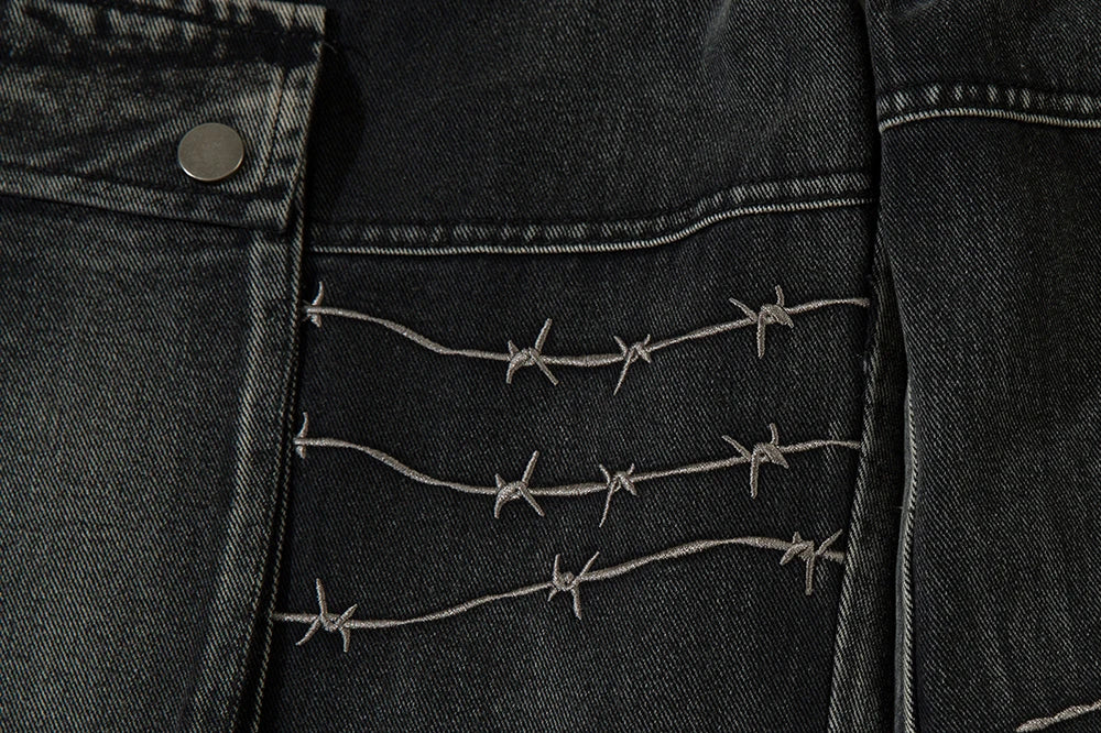 multi pockets embroidery washed baggy jeans for men and women straight ropa hombre casual cargo pants oversized denim trousers multi-pocket cargos