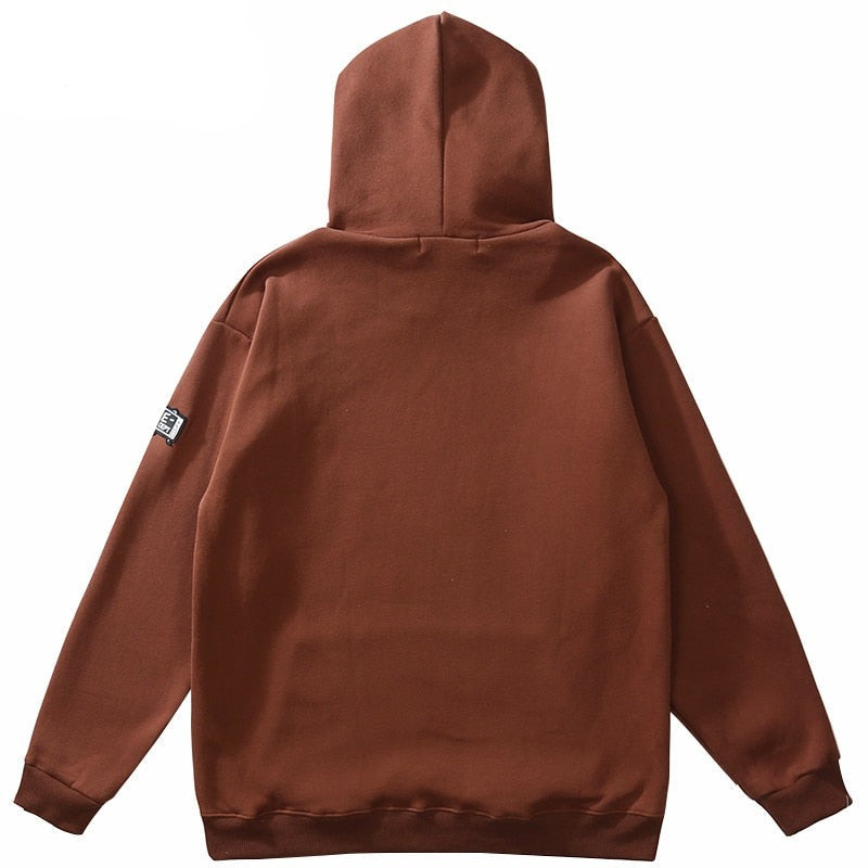 "Catch The Falling" Unisex Men Women Streetwear Graphic Hoodie Daulet Apparel