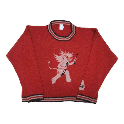 Y2K Women's Sweater Clothing Vintage Knitted Wool Sweater Jumper Round Neck Stripe High Neck Round Neck Long Sleeve Clothing Top Street King Limited