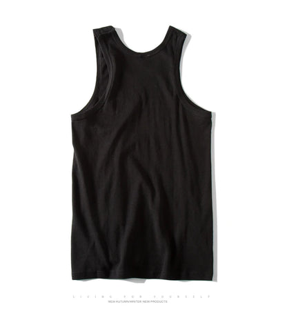 Hot Sale 3pcs / 100% Cotton Mens Sleeveless Tank Top Solid Muscle Vest Undershirts O-neck Gymclothing Tees Whorl Tops Street King Limited