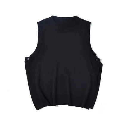 Autumn Sweater Vest Men's Fashion Retro Casual Knitted Pullover Men Slim Fit Korean Knitting Sweaters Mens Jumper Clothes M-3XL Street King Limited