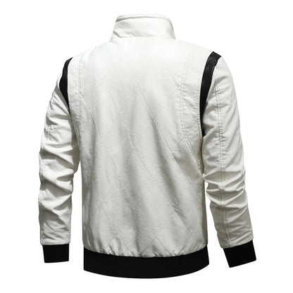 Autumn Winter Bomber Leather Jacket Men Scorpion Embroidery Hooded Jacket PU Leather Motorcycle Mens Ryan Gosling Drive Jacket Street King Limited