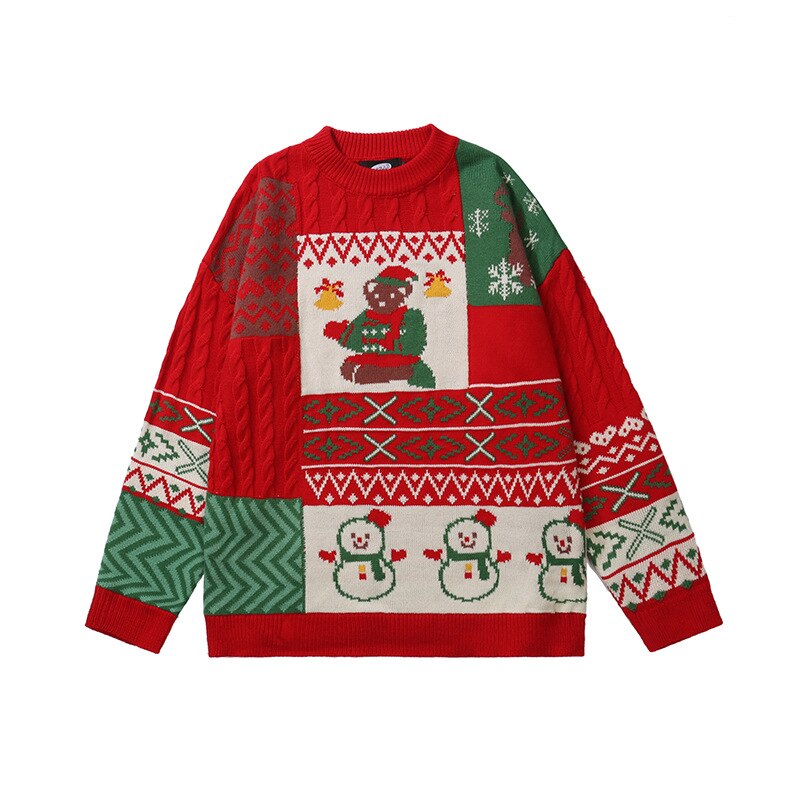 "Christmas Morning" Unisex Men Women Streetwear Graphic Sweater Daulet Apparel