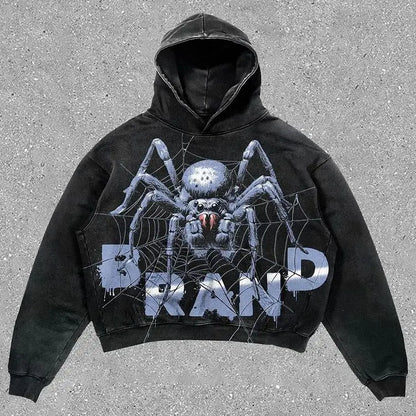 Harajuku Oversized Letter Printing Hoodie Streetwear Sweatshirt Y2k Tops Gothic Clothes Grunge Hoodies Women Men Clothing Street King Limited
