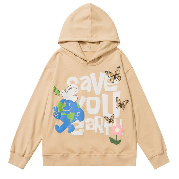 "Save Your Heart" Unisex Men Women Streetwear Graphic Sweatshirt Daulet Apparel