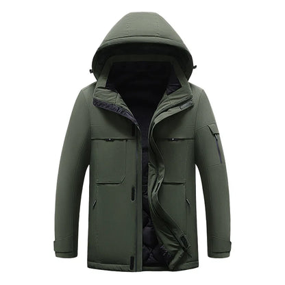 rainbowtouches heating jacket men winter electric heated clothes usb charging waterproof windbreaker heat outdoor skiing coat clean everyday pants