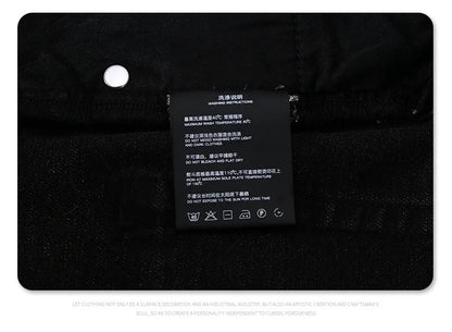 Splashing ink to wash old baggy retro jeans Street King Limited